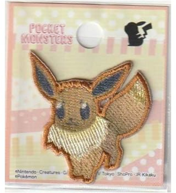 이나가키 패션 포켓몬 와펜 스티커 아이론 접착 양용 이브이 POS006