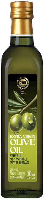 해표 더프레시 엑스트라 버진 피쿠알 올리브유, 500ml, 1개
