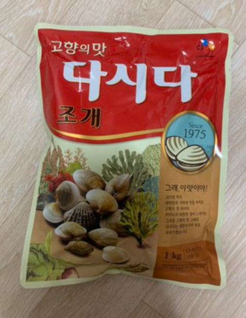 CJ 제일제당 조개다시다, 1kg, 8개