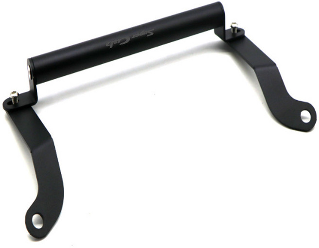 데일리쇼핑 오토바이 슈퍼커브110 18년-24년 핸들크로스바 멀티바 핸들바 봉지걸이 브라켓 거치대 호환용, 1개, 블랙