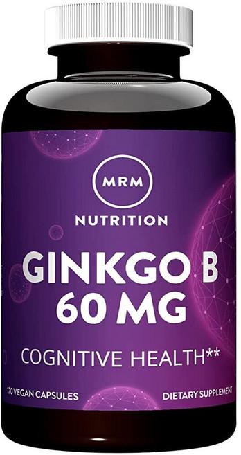 MRM Nutrition Ginkgo B 60mg | Gluten-Free + Vegan | 120 Servings, 1개
