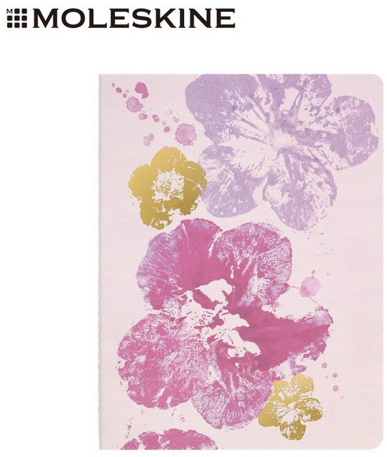 MOLESKINE 櫻花系列限量 輕便型筆記本 XL型 橫線, 1個, 粉紅色