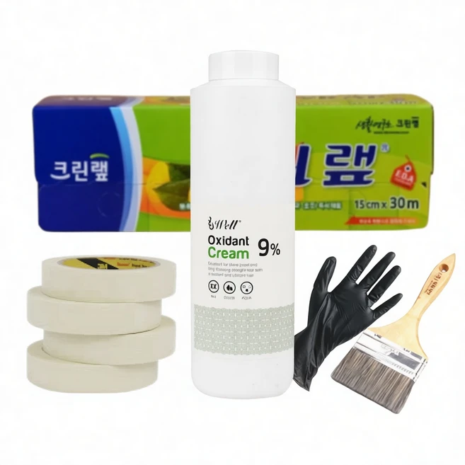 리화이트 플라스틱 황변 복원제 변색 복원 산화제 9% 누런 에어컨 선풍기, 1개, 1L - 쿠팡
