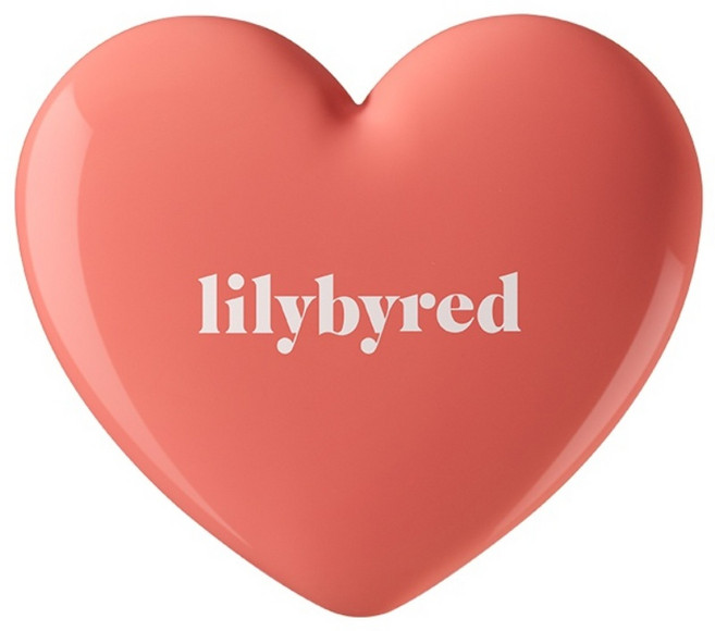 lilybyred 甜美心型腮紅膏 保濕服貼 自然光澤 多次疊加不易結塊 持久完美妝容 清新紅潤色調, 03 甜柚橙, 1個