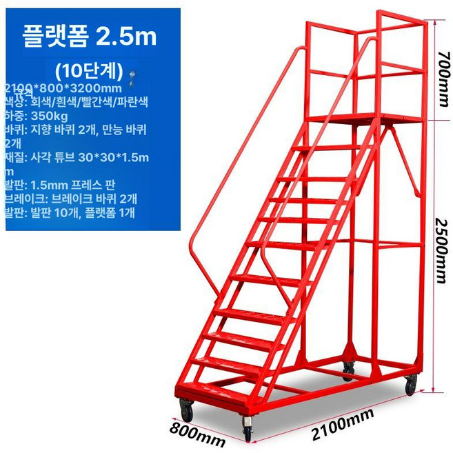 계단 사다리 발판 고무캡타입 경량 로티홈시스 세차용, 1개, 기본 색상