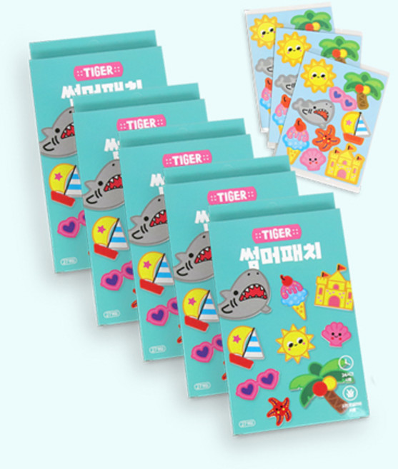 [마이리틀타이거 ] 모기퇴치 스티커 타이거 썸머패치 27pcs 5세트