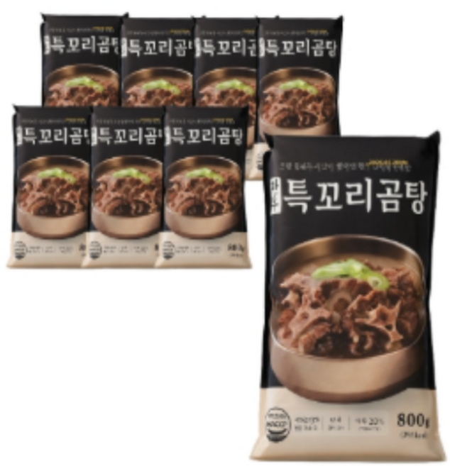 농협 라이블리 한우 특 꼬리곰탕 800g, 8개