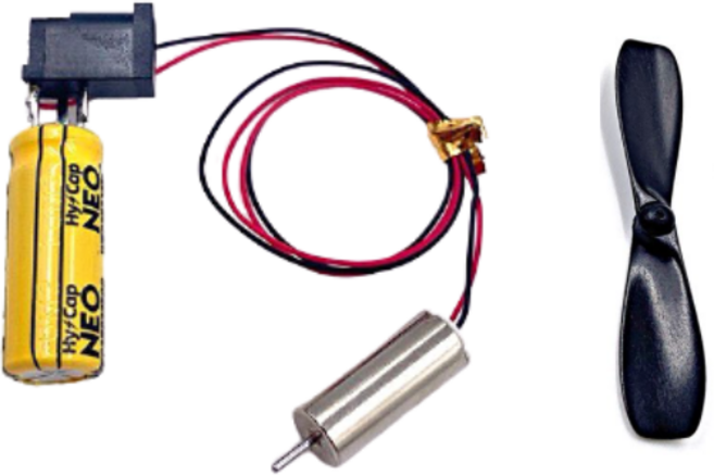 콘덴서전동모터(단품) 비행기 자동차 만들기 diy 실험, 1개