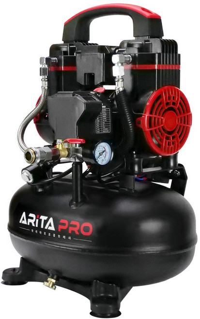 아리타프로 에어 콤프레샤 3마력급 10리터 AR-CMP10 저소음 오일리스, 1개