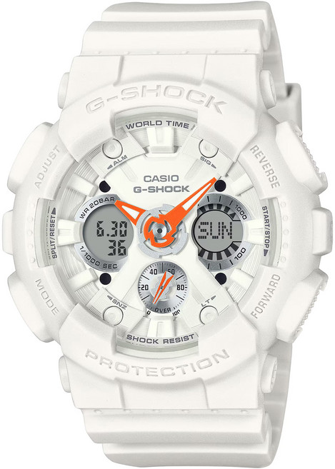 CASIO 卡西歐 G-SHOCK 女性用防護運動手錶 GMA-S120SA-7A1JF