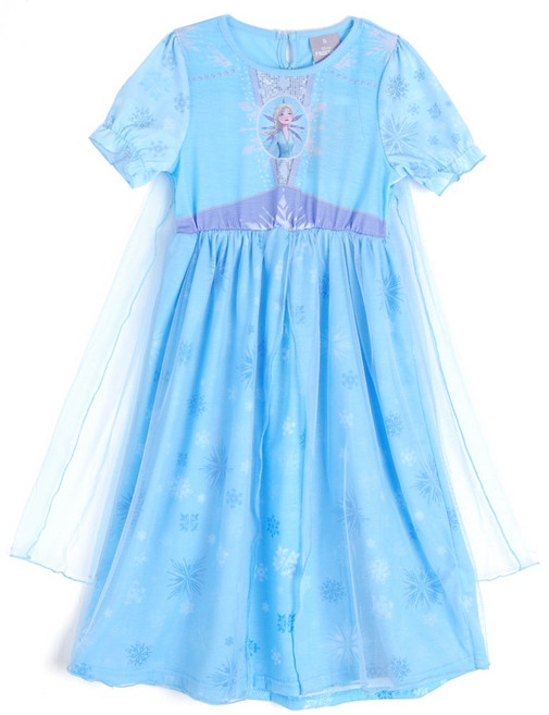 디즈니 공주 원피스 드레스 아동 여아 유아 잠옷 세트 파자마 파티 실내복 겨울왕국2엘사반팔