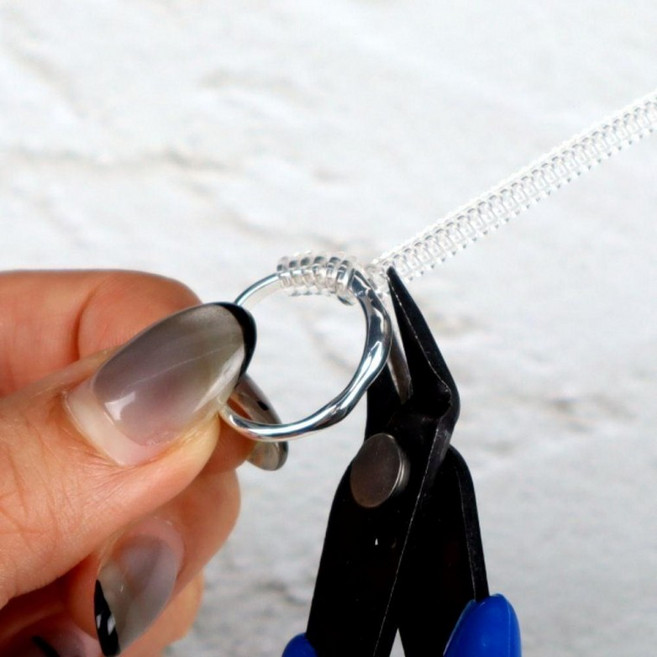 반지 사이즈 줄이기 실리콘 스프링 2P 조절 크기