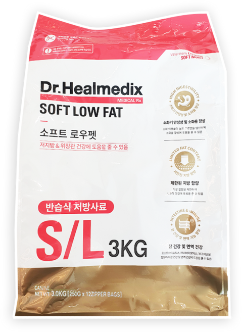 닥터힐메딕스 소프트 로우펫 S/L 3kg (250g*12ea), 12개, 250g, 소화 건강