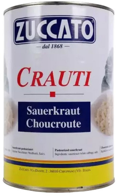 쥬카토 크라우티 사우어크라우트 독일 양배추 절임 4.04kg, 1개