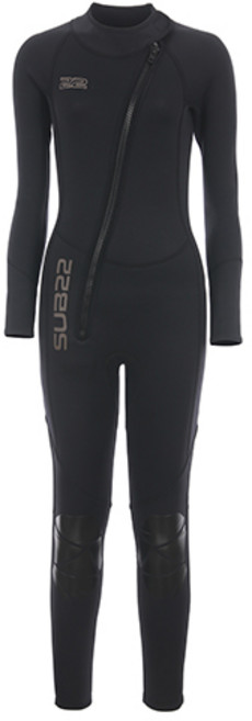 서브22 여성 서핑 바다수영 웻슈트 프리다이빙 잠수복 3mm, 블랙
