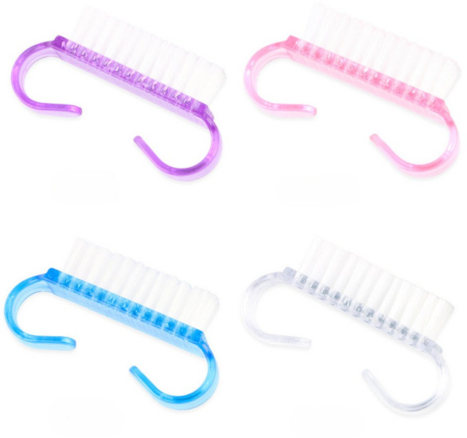 네일랩 네일 더스트 브러쉬 c형, 4개, 혼합