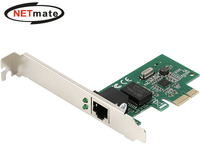강원전자 넷메이트 NM-SWG1 PCI Express 기가비트 랜카드(Realtek)(슬림PC겸용), 1개, 1개