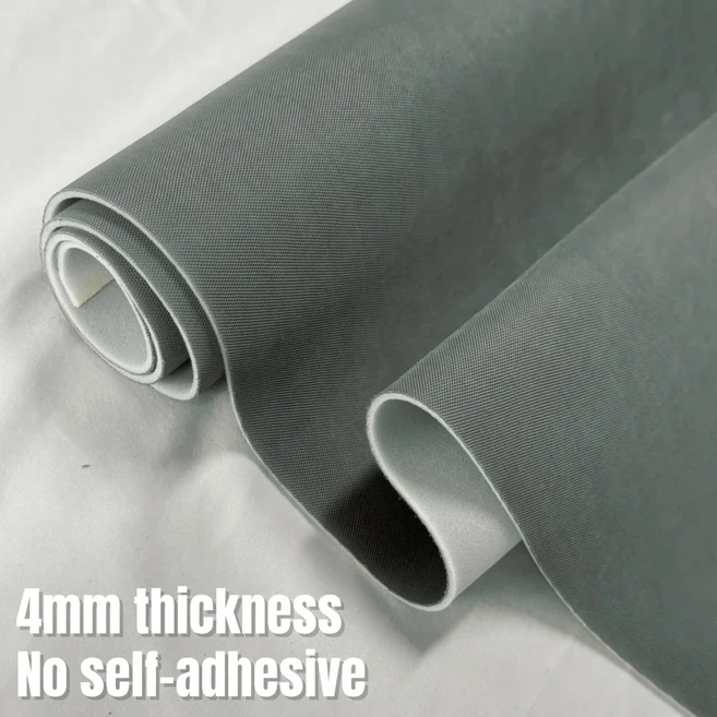 쿠쿠스토어 자동차 천장 커버 논스틱 메쉬 원단 (스펀지 폼 안감 포함) - 리모델링/수리, 02 100x150CM-(Fold), 03 gray