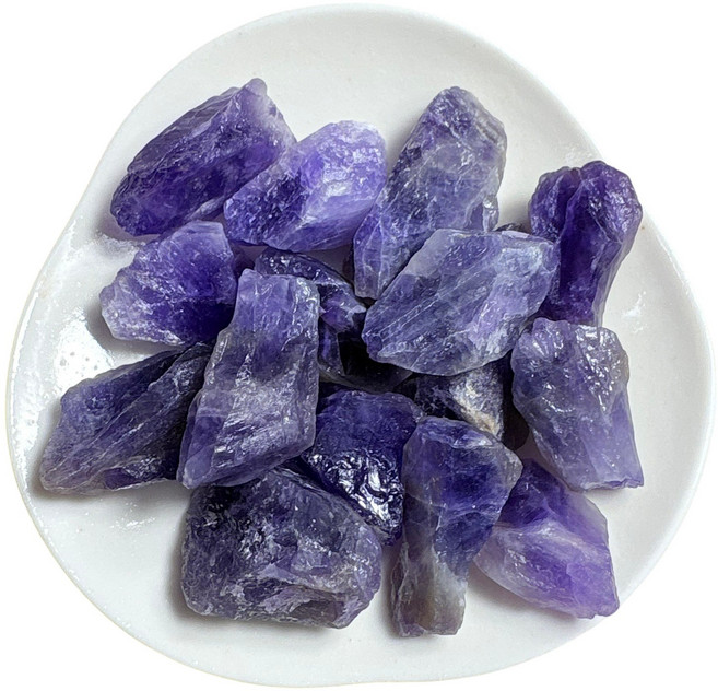 紫水晶 天然原礦 靜謐收藏, 夢幻紫水晶原石 約2-3cm