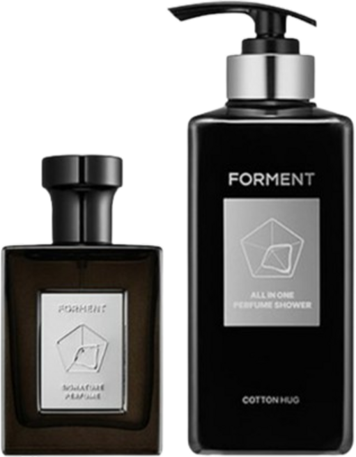 [리뉴얼 신제품] 포맨트 포맨 시그니처 퍼퓸 코튼허그 향수 50ml + 올인원 퍼퓸샤워 바디워시 500ml, 1개