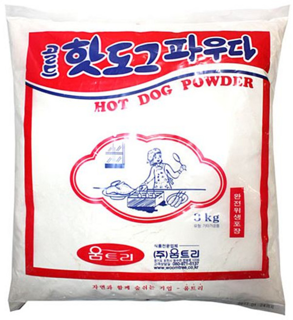움트리 골드핫도그파우다3kg, 1개, 3kg