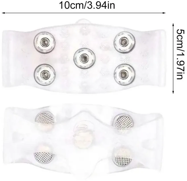 아이젠 신발용 워크 크램폰 스파이크 그립 논슬립 트랙션 아이스 클리츠 하이킹 겨울 산길 야외용, 01 7 nails BK