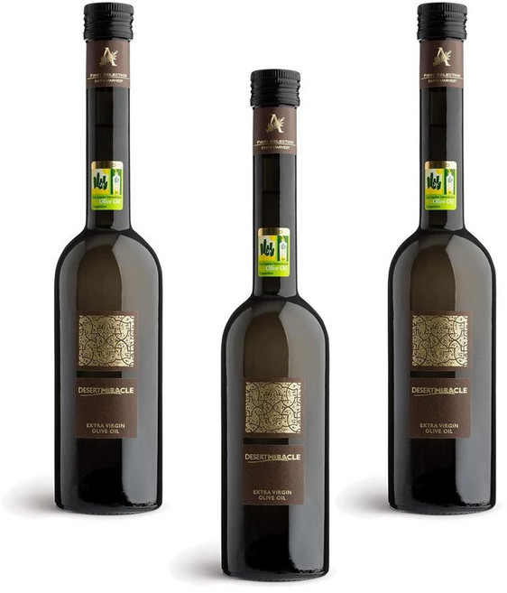 DESERT MIRACLE 데저트미라클 콜드 프레스 엑스트라 버진 올리브 오일, 3개