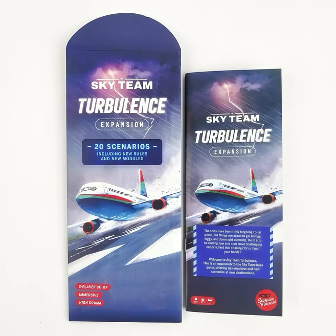 Sky Team Basic Edition + Turbulence 확장팩 전략적 협력 플레이가 가능한 2인용 협동 비행 시뮬레이션, 01 TURBULENCE