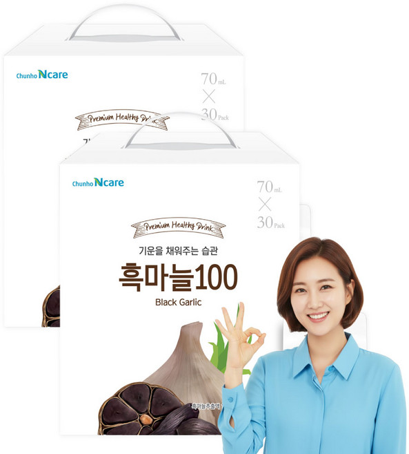 천호엔케어 흑마늘100 30p, 2.1L, 2개
