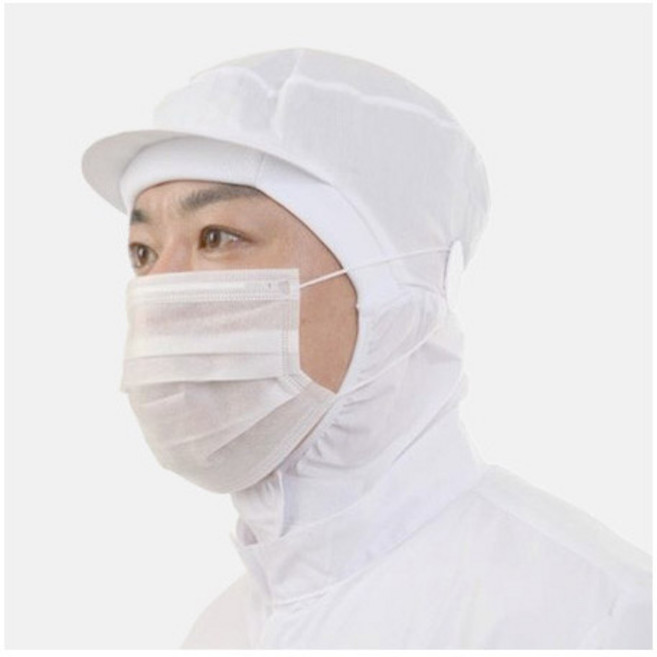 HACCP 해썹 위생 기본 모자 식품 공장 위생모 헤어캡 조리모 주름형 라운드캡 가공 조리사, 1개