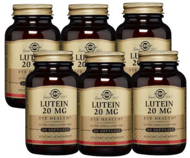 솔가 루테인 20mg 소프트젤, 60정, 6개