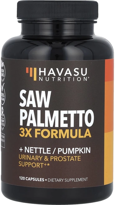 특별한효과 Havasu Nutrition 쏘팔메토 3x 포뮬라 캡슐 120정 곧일시품절됩니다, HavasuNutrition쏘팔메토3x포뮬라캡슐120정 - 쿠팡
