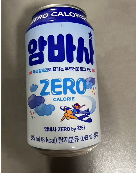 암바사 제로 by 환타, 345ml, 3개