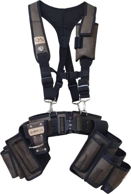 주경산업 5P원터치세트 못주머니 보조 공구가방 원터치벨트 망치걸이 X반도 JK-455, 1개