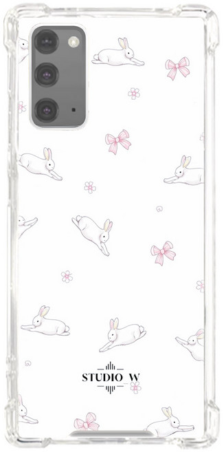 럭셔리 래빗 그림 맥세이프 핸드폰 케이스 젤리 하드타입