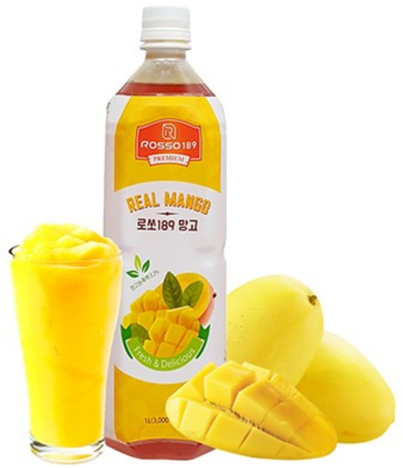 파낙스 로쏘189 9배 희석용 망고 음료베이스, 1L, 11개