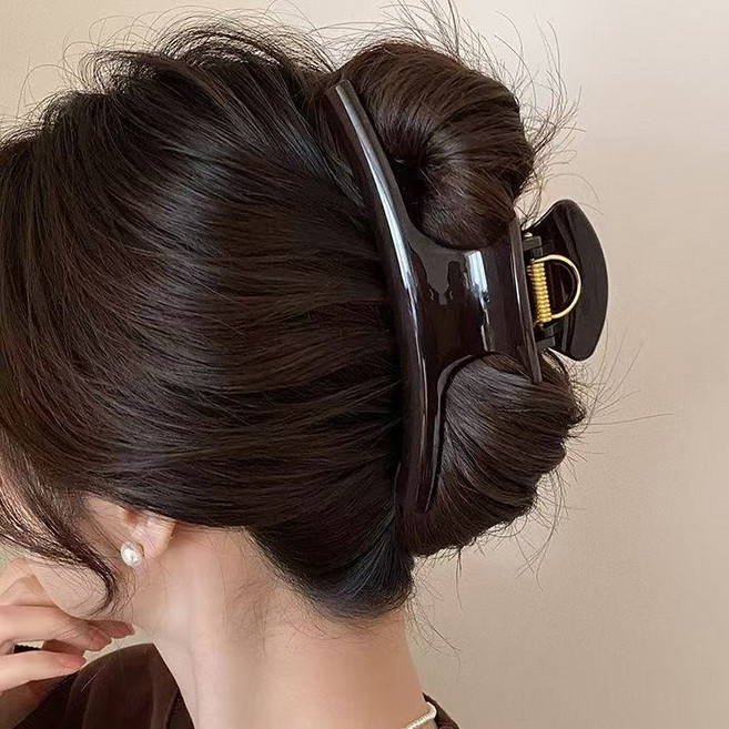 skansol 프리미엄 아크릴 15cm 빅사이즈 왕 헤어 집게핀