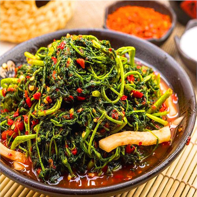 (배터짐) 업소용 별미 연변 영채김치 300g 40봉 12kg 영채나물 (일요일&당일발송), 40개