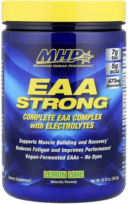 신상할인판매 MHP EAA Strength™ 레몬 라임 맛 303.9g(10.72oz) 최저가격, MHPEAAStrength레몬라임맛3039g1072oz, 1개 - 쿠팡