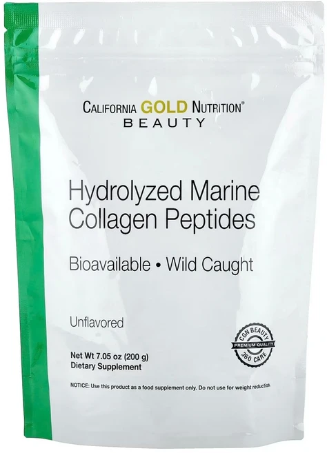 캘리포니아 골드 뉴트리션 마린 어류 저분자 콜라겐 펩타이드 무맛 200g, 1개 - 쿠팡