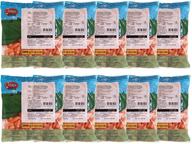 벨기에산 프리미엄 베이비당근, 10개, 1kg