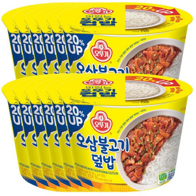 오뚜기 오삼불고기덮밥, 315g, 12개