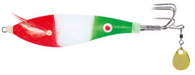 해동 타코 에기토리4 문어 블레이드 래틀 왕발 에기, 3번, 1개