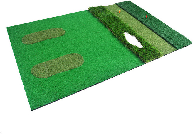 피지엠코리아 골프 멀티 타겟 연습매트 실내 스윙 연습 다양한 그라운드 실전 플레이, 1개