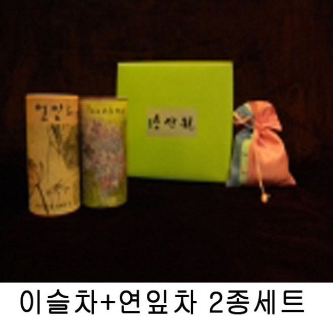 소산원 이슬차 연잎차 2종세트, 1, 본상품선택, 1개
