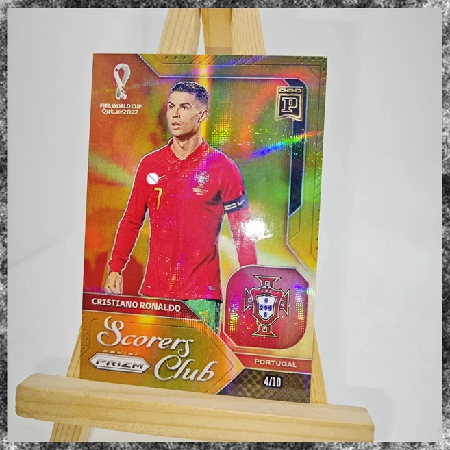 파니니 DIY 축구 스타 수제 컬렉션 크리스티아누 호날두 레이저 레인보우 소년 게임 장난감 생일, 01 9271352