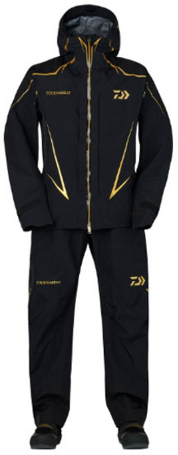 다이와 DR-1023T 토너먼트 고어 텍스 프로 콤비 업 레인 정장(블랙), 2XL