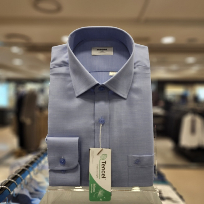 NC불광점 레노마 #부드럽고 구김없는 텐셀 편안한 일반핏 긴팔 셔츠 RMFSGP-001-BU-5