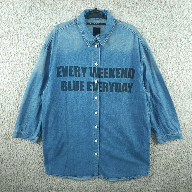 빈티지프렌/ [여88]SJYP 데님 셔츠 원피스