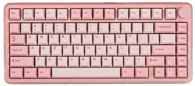 kiiboom 키붐 브리즈 75 breeze75 기계식 아크릴 알루미늄 무선 게임용 키보드, 핑크38gf